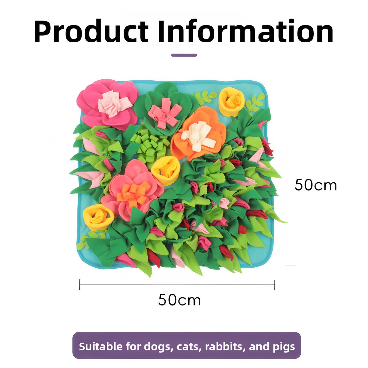 Pet Sniffing Mat Bionic Grass Play Pad