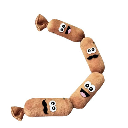 Press Sound Squeaky Plush Dog Toy