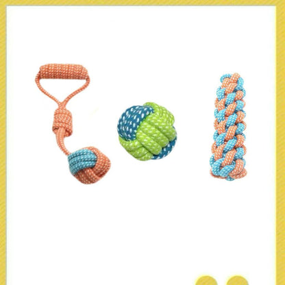 Durable Cotton Rope Chew Toy for Small Dogs