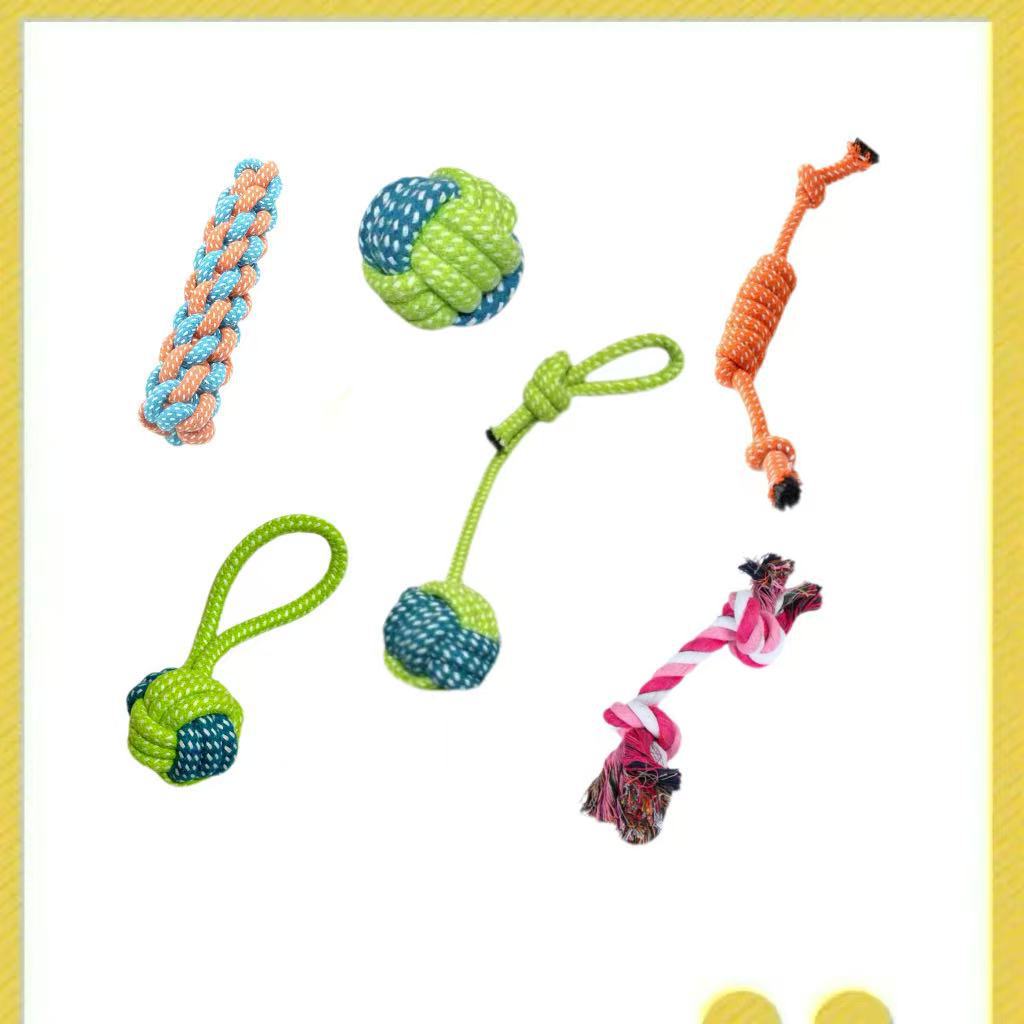 Durable Cotton Rope Chew Toy for Small Dogs