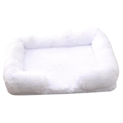 Dog Kennel Plush Round Pet Kennel Pet Bed Pet Supplies