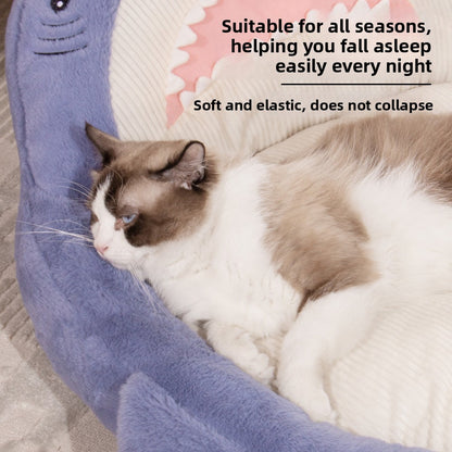Shark Shape Pet Bed Sleeping Mat