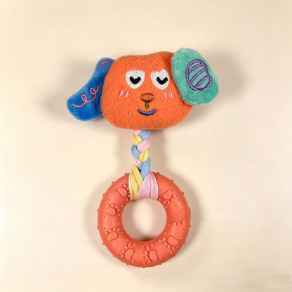 Pet dog plush sound-making toy